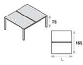 ACTA Бенч 2р.м. 140*165 ACT140X165W