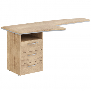 Брифинг-приставка с тумбой DB 1880(L/R)