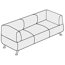 Диван трехместный ВЕЙТ арт.3