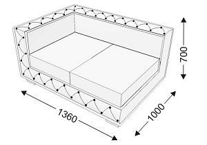 Диванная секция двойная с 1 подл. Диванная секция двойная с 1 подл