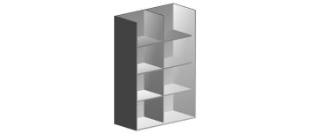 Каркас шкафа 1000х450х1475 BRS-04-02