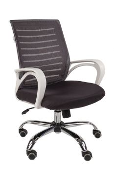 Кресло для сотрудника РК 16 белый ПЛ ХРОМ