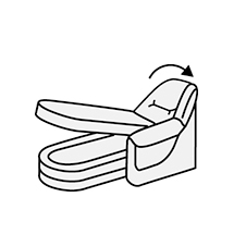 Кресло с ящиком с левым подлокотником Вавилон арт.5Б