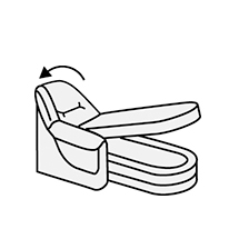 Кресло с ящиком с правым подлокотником Вавилон арт.5В