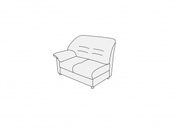 Модуль двухместный левый 2Л