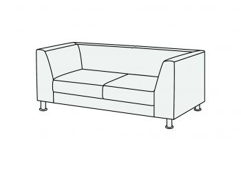 Модуль двухместный правый 2П