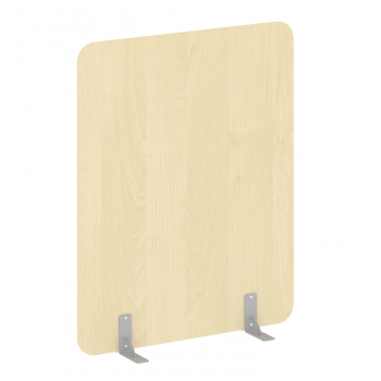 Перегородка на металлических опорах на фетровых подпятниках