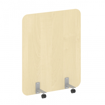 Перегородка на металлических опорах, на роликах DP.R-100-120