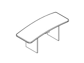 PERTH Стол письменный L210 Perth SC 210 wal