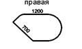 ПРИСТАВКА ПРАВАЯ (без опоры ноги) Р20.5