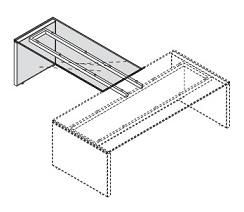 Приставка стеклянная 118988