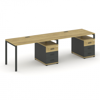 Рабочая станция 2 места с 2 опорными тумбами CN.ORS-310 A CN.ORS-310 A