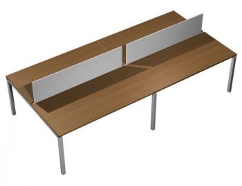 Рабочая станция с настольными экранами ДСП КВ 0131-2