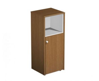 Шкаф для документов узкий полузакрытый