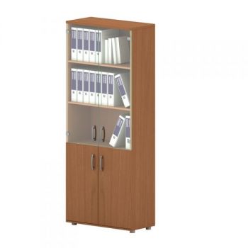 Шкаф для документов высокий со стеклом 379
