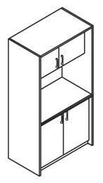 Шкаф для посуды SCB120.1