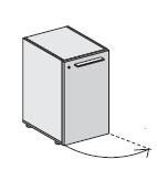 Шкаф низкий правый