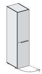 Шкаф правый высокий