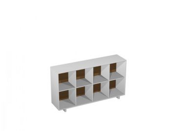 Стеллаж низкий (2 секции) ВТ 307 БН