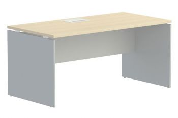 Стол письменный на ДСП опорах с лючком 101