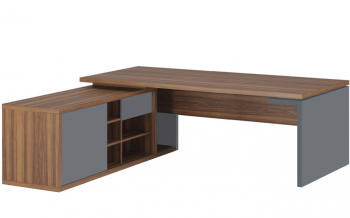 Стол рабочий на опорной креденции левый ZIO28510839