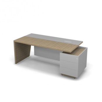 Стол рабочий с тумбой, правый 8#59792