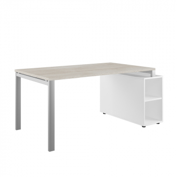 Стол руководителя на опорной тумбе. Левый TES28413531