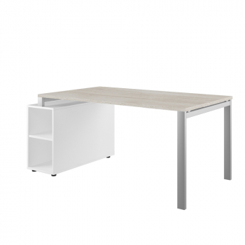 Стол руководителя на опорной тумбе. Правый TES28413831