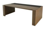 Столы для руководителя F016 - Столешница в коже
