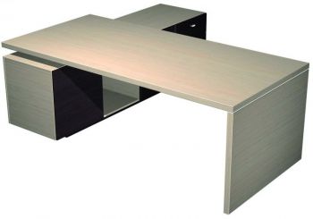 Стол руководителя с опорной тумбой правой 139-1