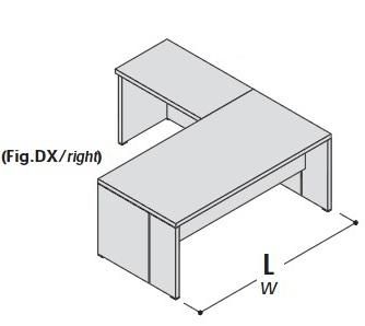 Стол с приставкой, левый 155220