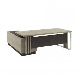 Стол с тумбой (опоры металл, блок розеток) Z-420л/п1000