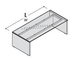 Стол, стеклянная столешница 118970