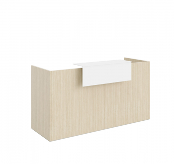 Стойка ресепшен FACTORY L148/100 light oak/white