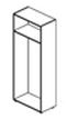 TES Каркас шкафа L80  151 8668/47