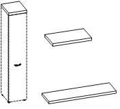 Топ для шкафа высокого PETP4045