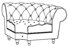 Угол для дивана Диван Боттичелли Энгл-U