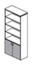 UNI Шкаф открытый HM38303.H