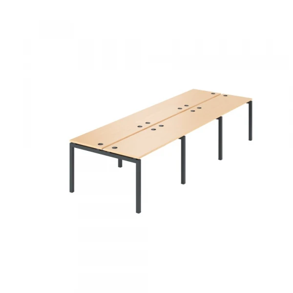 Бенч двойной на 6 рабочих мест АМБ-002.60-6. Фото 1