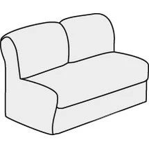 Диван двухместный без подлокотников Премьер арт.2А. Фото 1