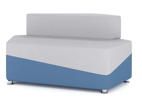 Двухместный модуль со спинкой М15-2D5L (2D5R). Фото 1