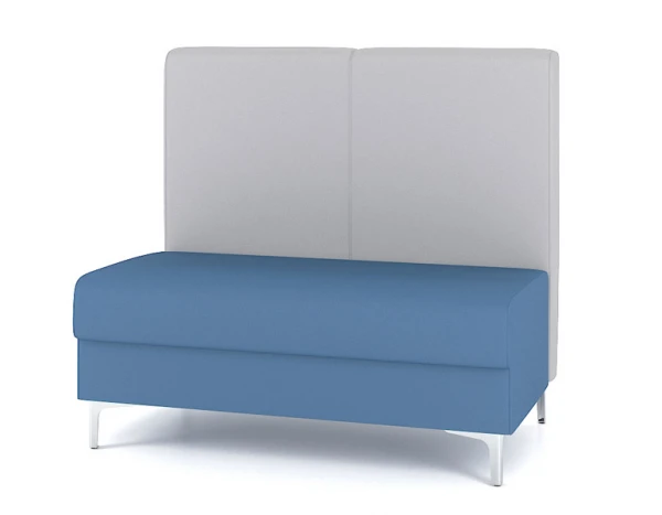 Двухместный модуль со спинкой M6-2D2. Фото 1