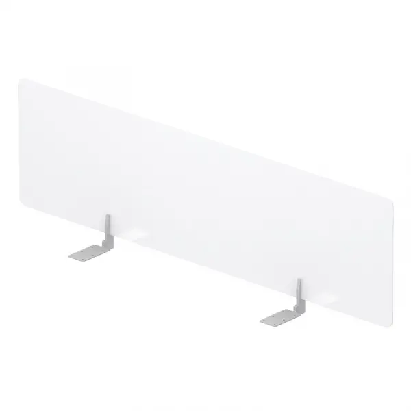 Экран настольный фронтальный (метакрилат) для стола bench ш.140см (с кронштейнами) UDSPFB140. Фото 1