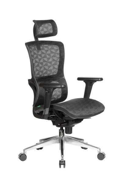 Кресло для персонала Riva Chair A8 (черный пластик). Фото 14