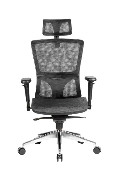 Кресло для персонала Riva Chair A8 (черный пластик). Фото 15