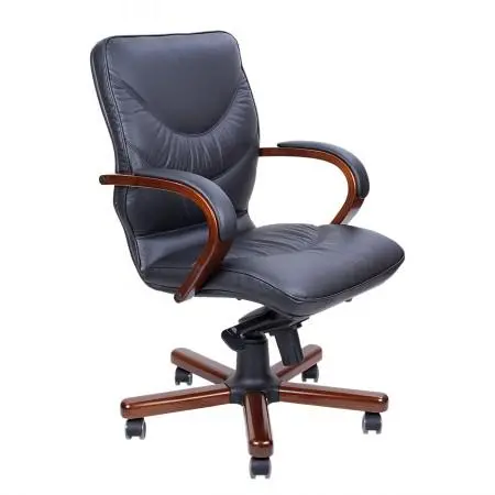 Кресло для посетителя Leeds Wood B. Фото 1