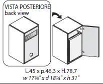 Низкий шкаф с холодильником 156 904. Фото 1