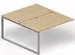 Рабочий стол «Bench» с креплением к тумбе с 4 пластиковыми заглушками LVRO13.1616-1. Фото 1