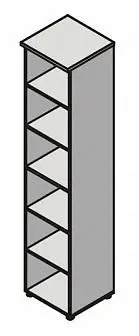 Стеллаж узкий О-75. Фото 1