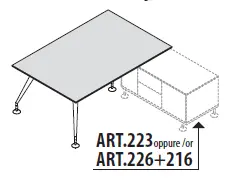 Стол для переговоров, ножки крашенные 156372. Фото 1
